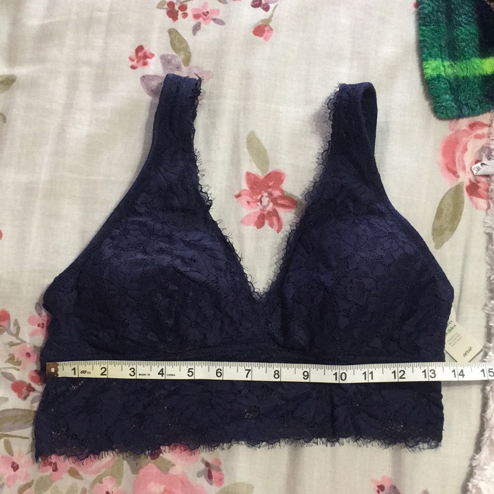 Navy blue bralette